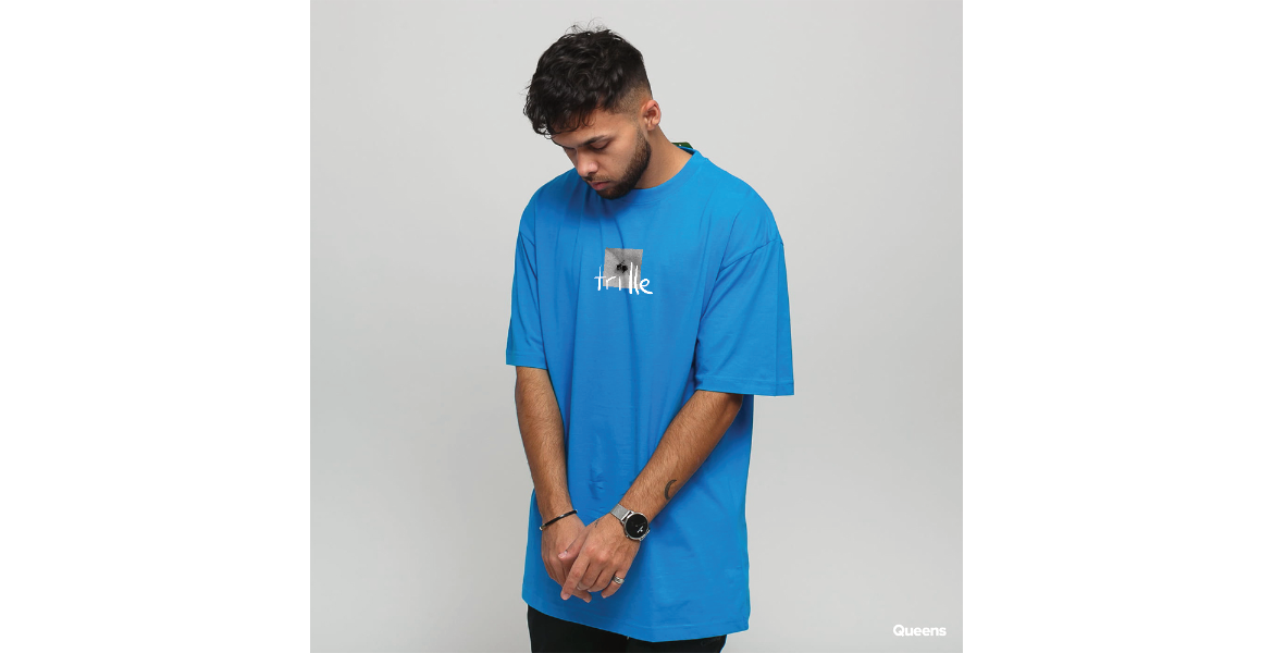  aus meiner haut, shirt blau 